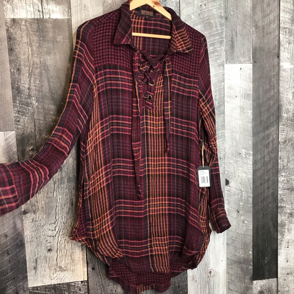 Shyanne Plaid Tunic